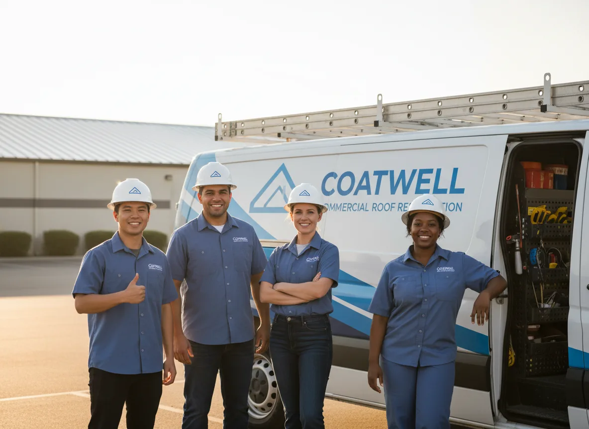 Commercial roof coating company in Anita, PA